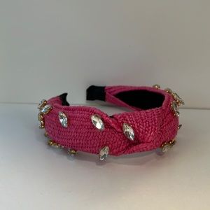 Cute pink, jewel embellished headband